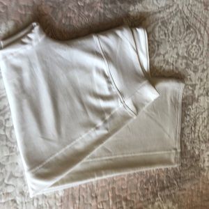 Athlete white capris